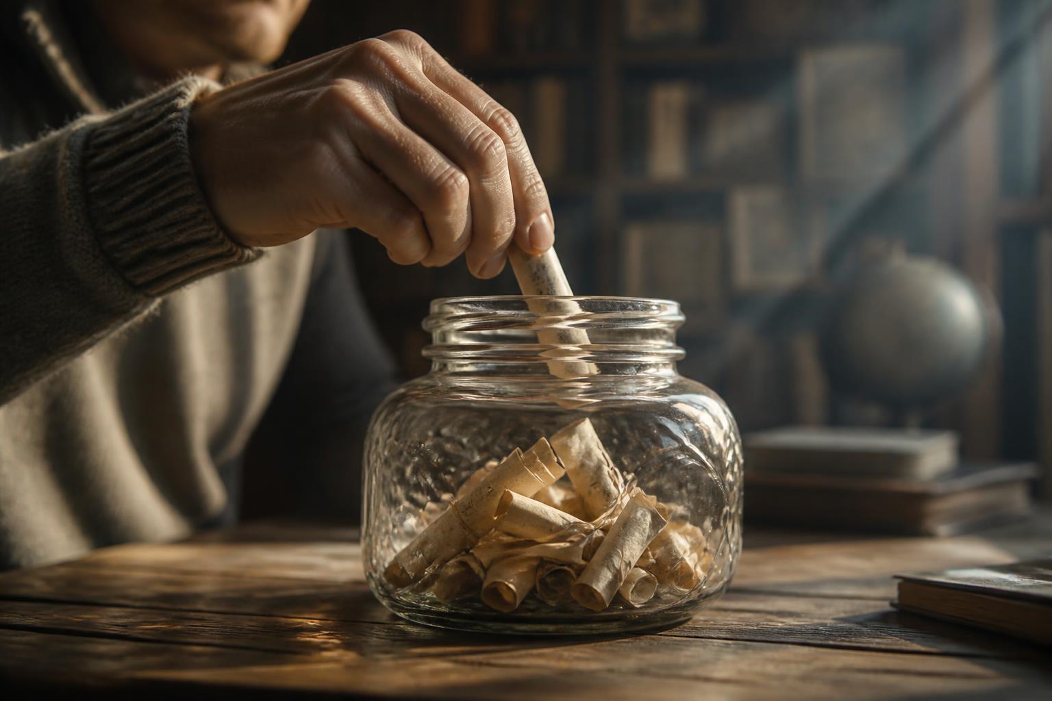 découvrez 365 idées créatives pour inspirer vos projets littéraires chaque jour avec notre bocal d'idées de mots.