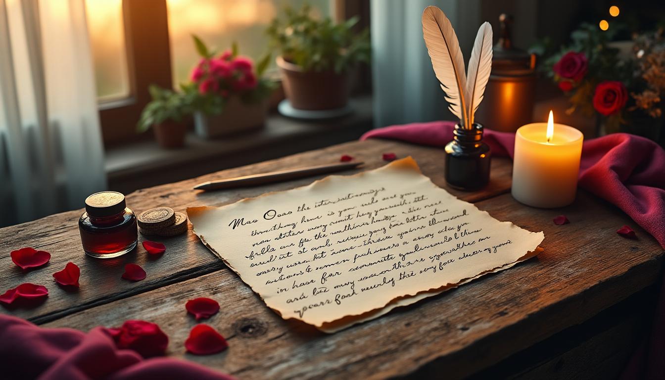 découvrez comment exprimer vos sentiments avec originalité grâce à des lettres d'amour passionnées adaptées à chaque occasion. inspirez-vous et boostez votre créativité pour toucher le cœur de votre moitié.