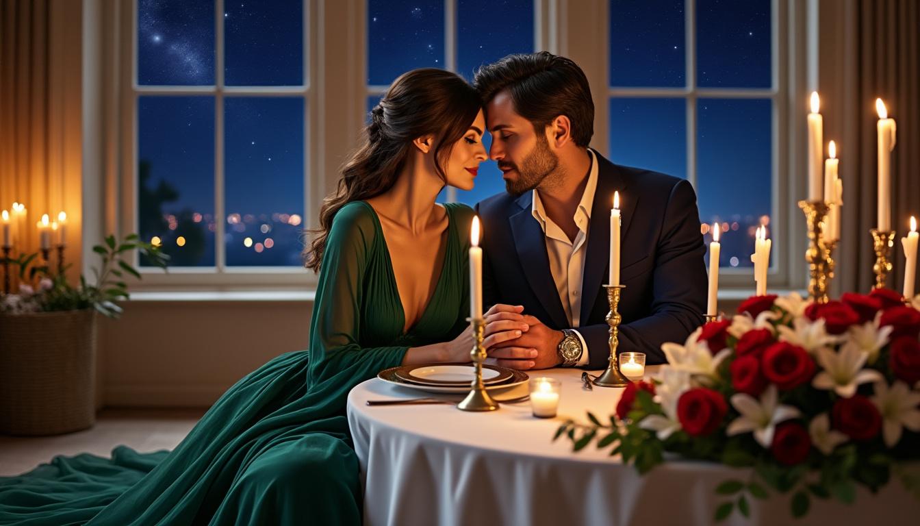 découvrez un texte émouvant à lire à deux, capturant l'essence d'un mois de relation amoureuse, pour célébrer vos premiers moments précieux ensemble.