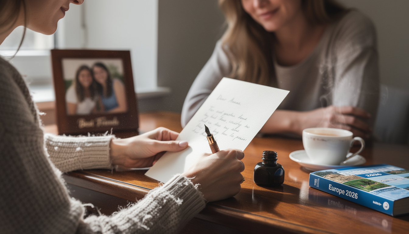 découvrez comment écrire une lettre à une amie partant à l'étranger peut renforcer vos liens d'amitié et créer des souvenirs inoubliables malgré la distance.