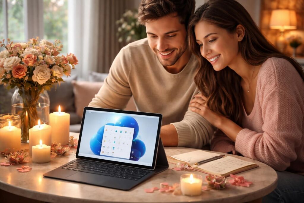 découvrez comment préparer une surprise romantique pour votre couple en utilisant une tablette windows 11, avec des idées simples et originales pour un moment inoubliable.