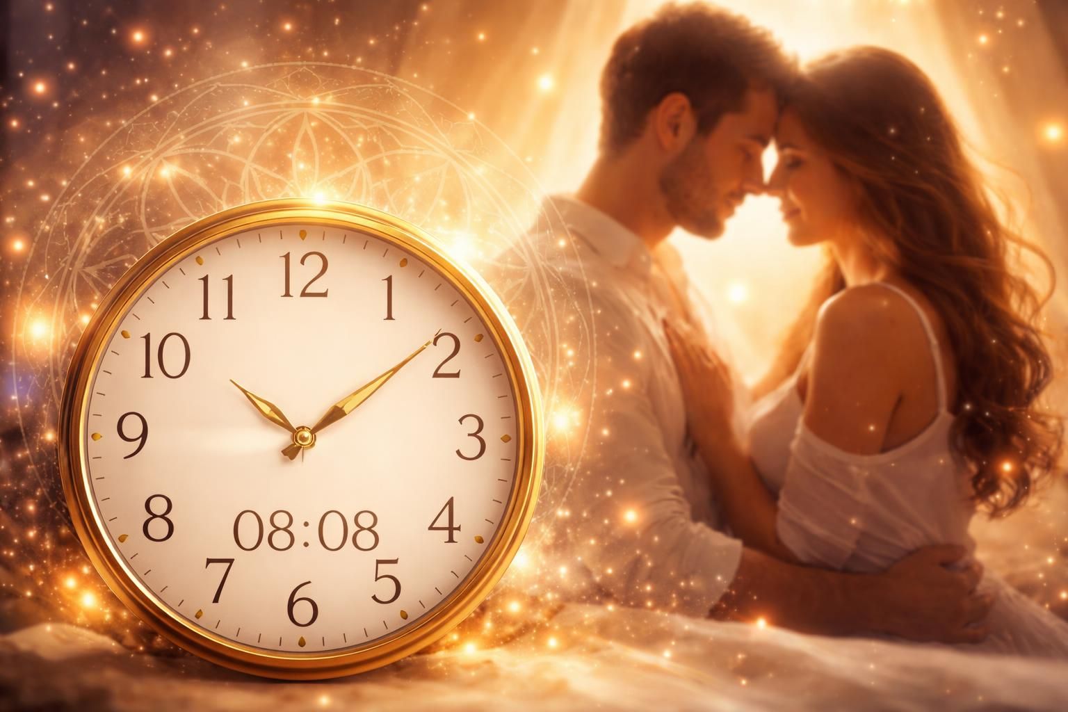 découvrez la signification mystique de l'heure miroir 08h08 en amour et explorez ses implications spirituelles pour mieux comprendre vos relations et signes de l'univers.