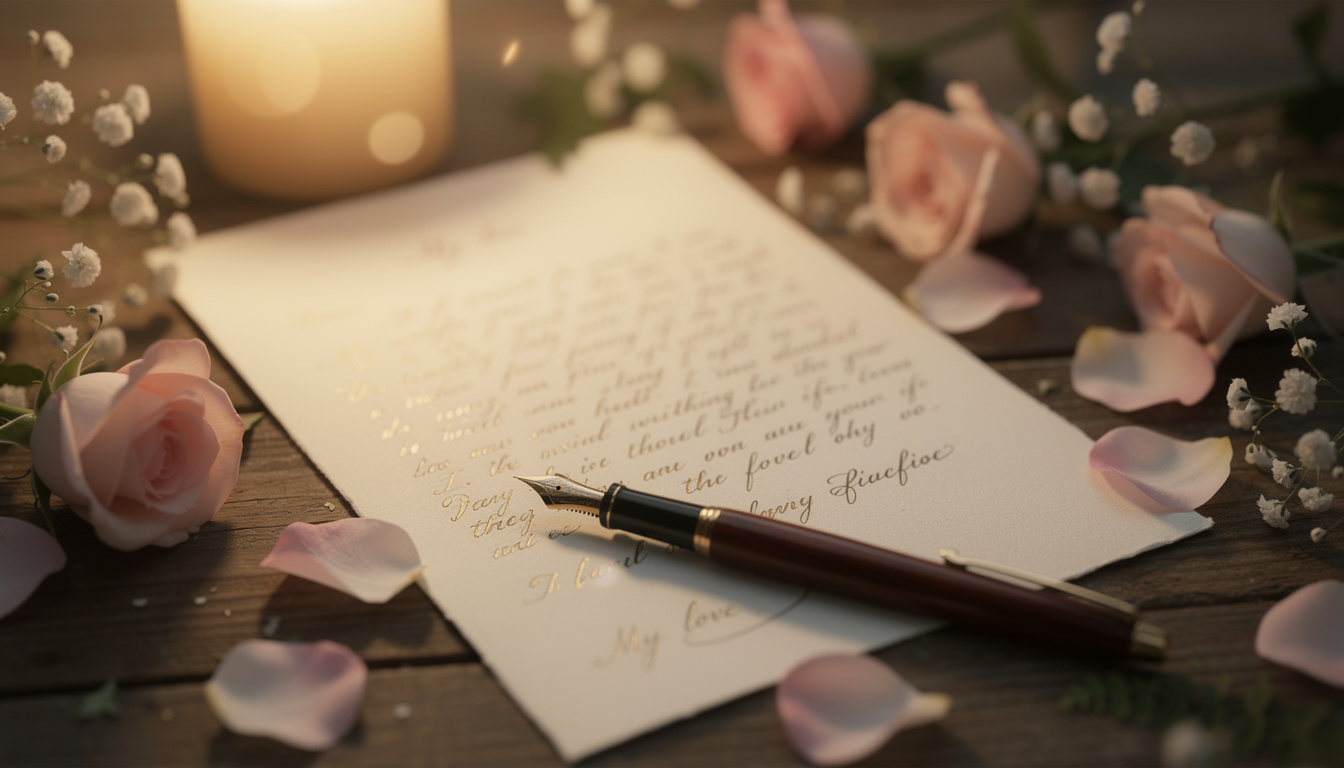 découvrez un long texte d'amour touchant qui saura émouvoir et faire fondre le cœur de votre partenaire. inspirez-vous pour déclarer vos sentiments avec tendresse et profondeur.