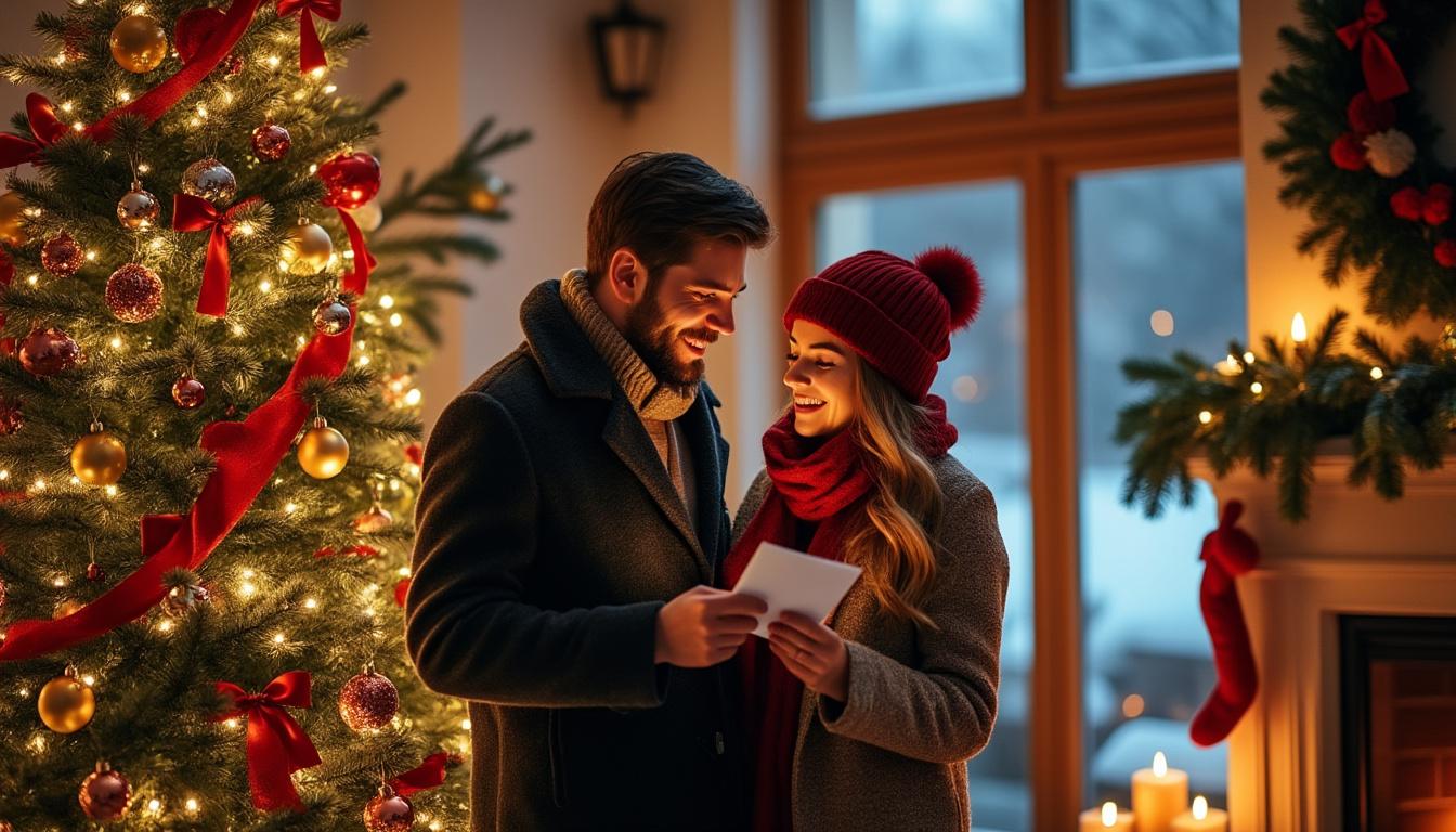 offrez un noël magique avec un poème d'amour unique. découvrez comment surprendre votre moitié avec des mots doux et touchants, pour un cadeau sentimental inoubliable.