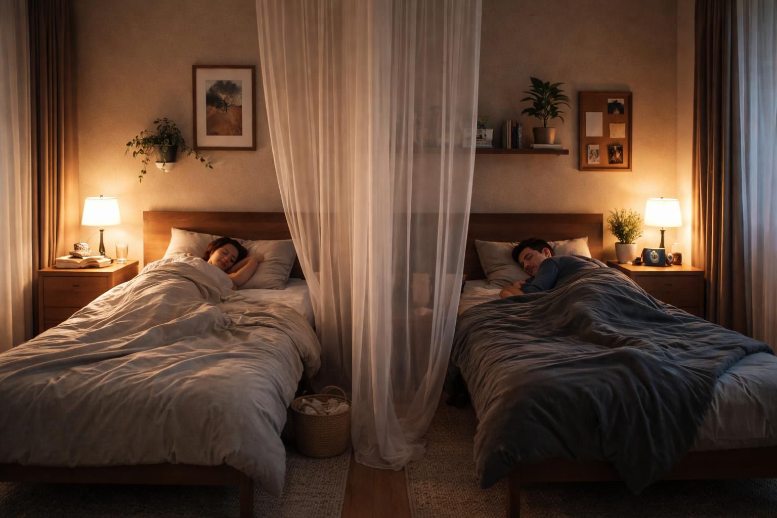 découvrez des stratégies efficaces pour préserver l'harmonie et maintenir une bonne qualité de sommeil malgré la séparation, en optimisant votre espace partagé avec bienveillance et respect.