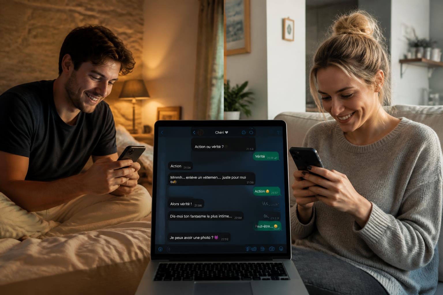 découvrez comment stimuler votre créativité en couple grâce à des jeux d'action ou vérité à distance par sms, pour renforcer votre complicité même séparés.