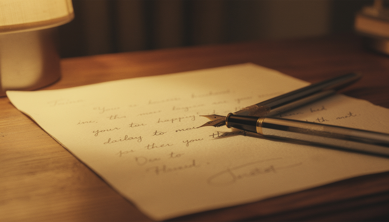 découvrez comment exprimer vos émotions avec les mots justes dans une lettre à votre mari qui vous fait souffrir, pour apaiser la douleur et retrouver le dialogue.